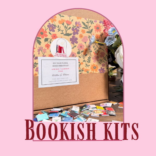 Book wreath kits with Willow & Bloom