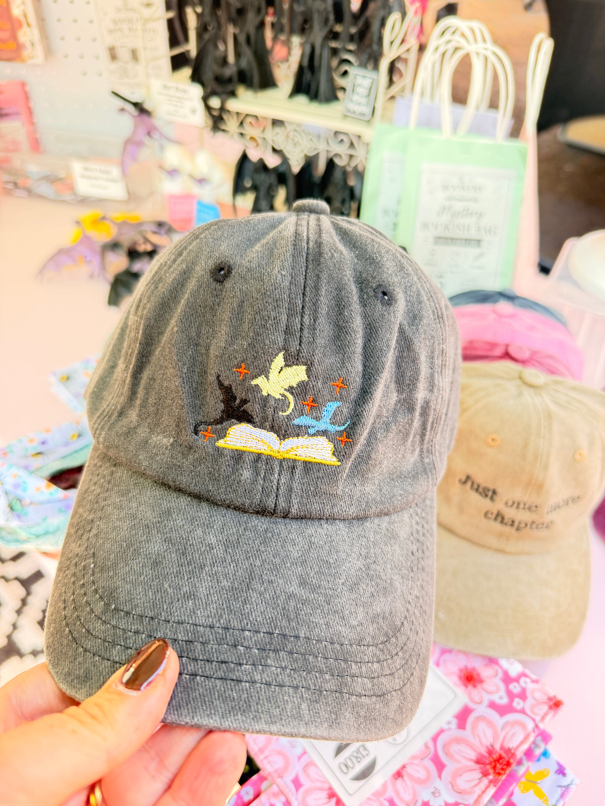 Dragon/ fantasy baseball cap