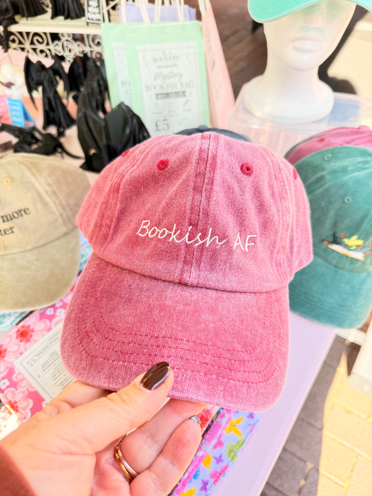 Bookish AF baseball cap