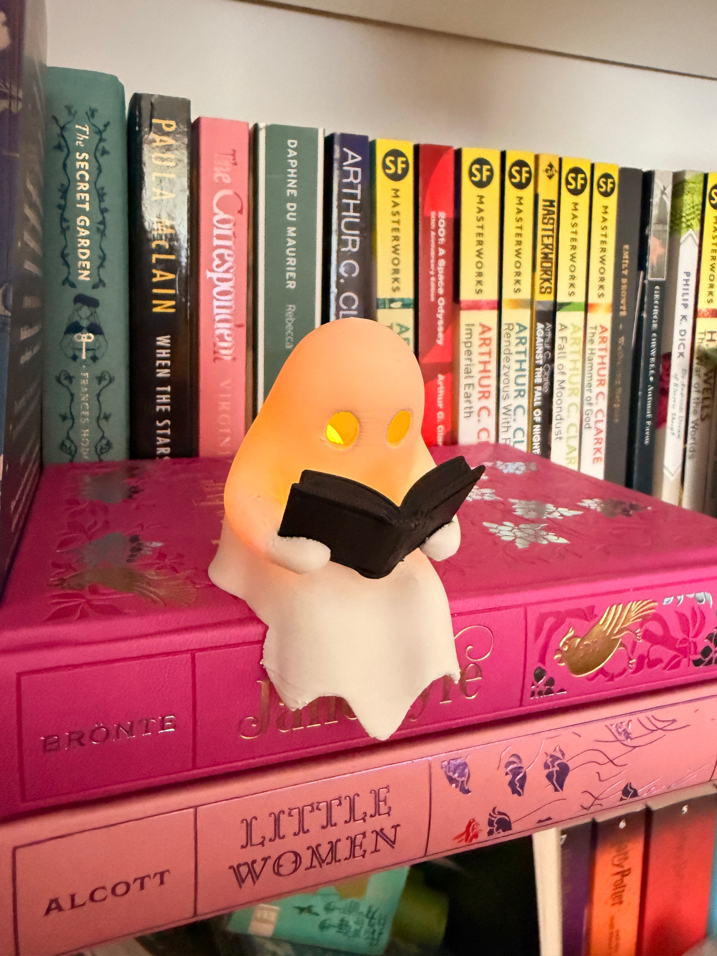 Little light up reading ghost