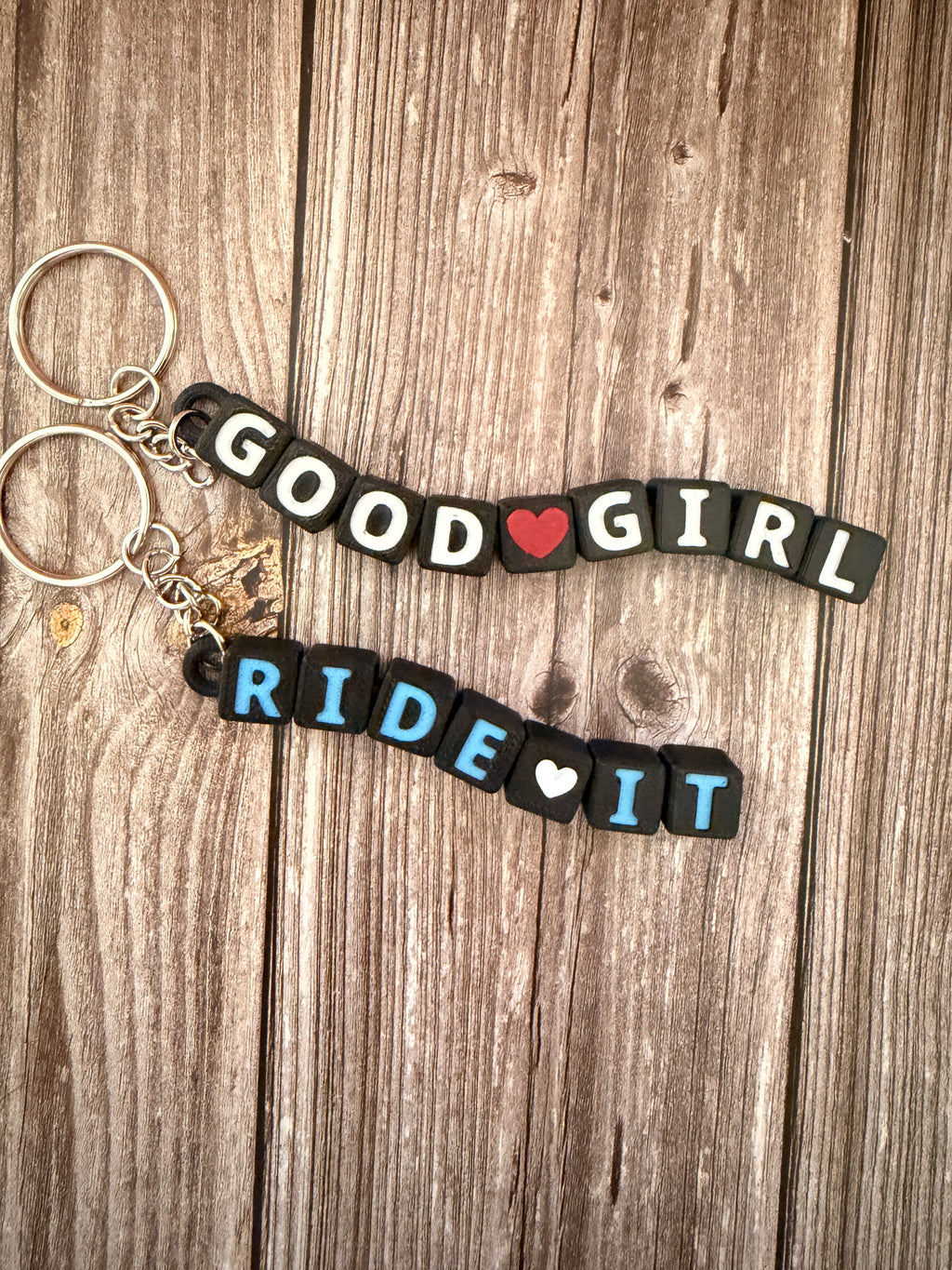 Dark romance keyrings