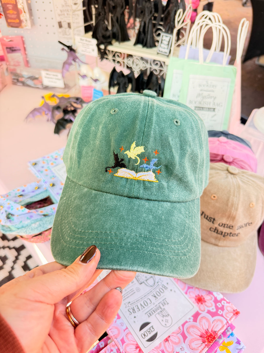 Dragon/ fantasy baseball cap