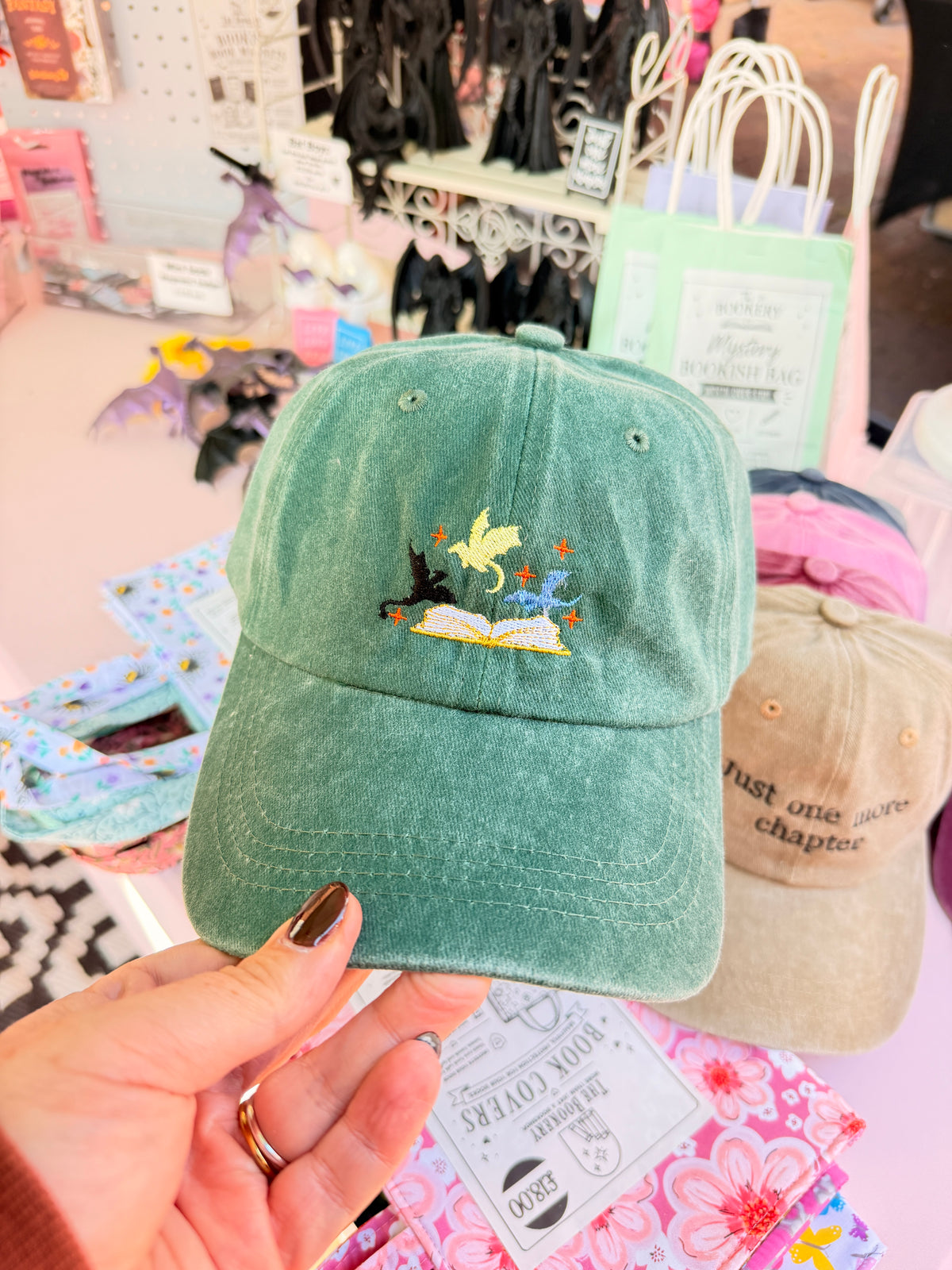 Dragon/ fantasy baseball cap