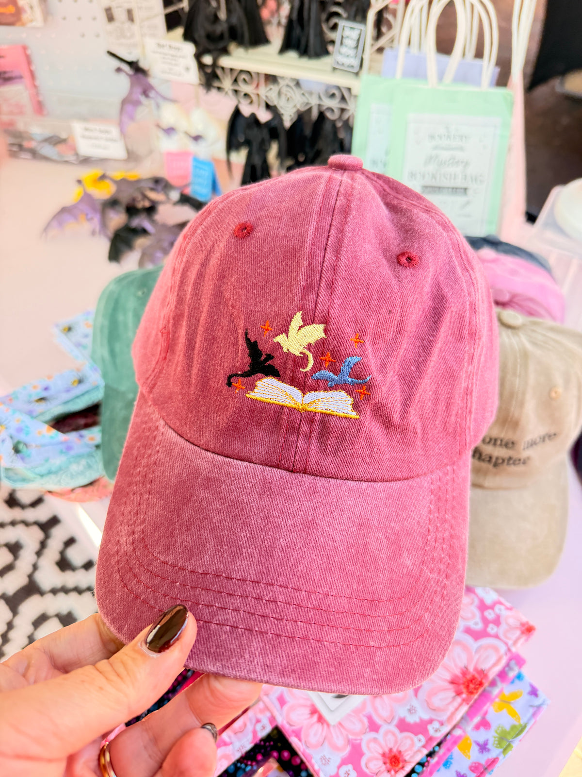 Dragon/ fantasy baseball cap