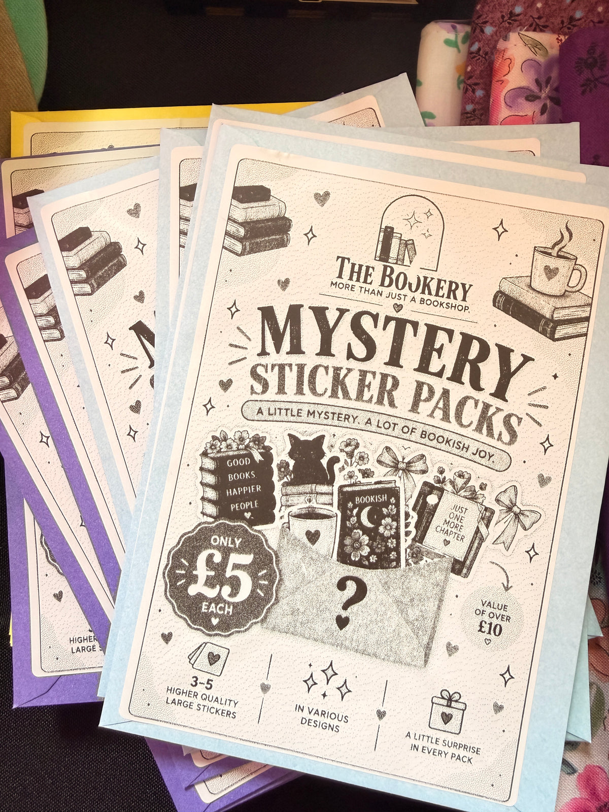 Mystery sticker pack