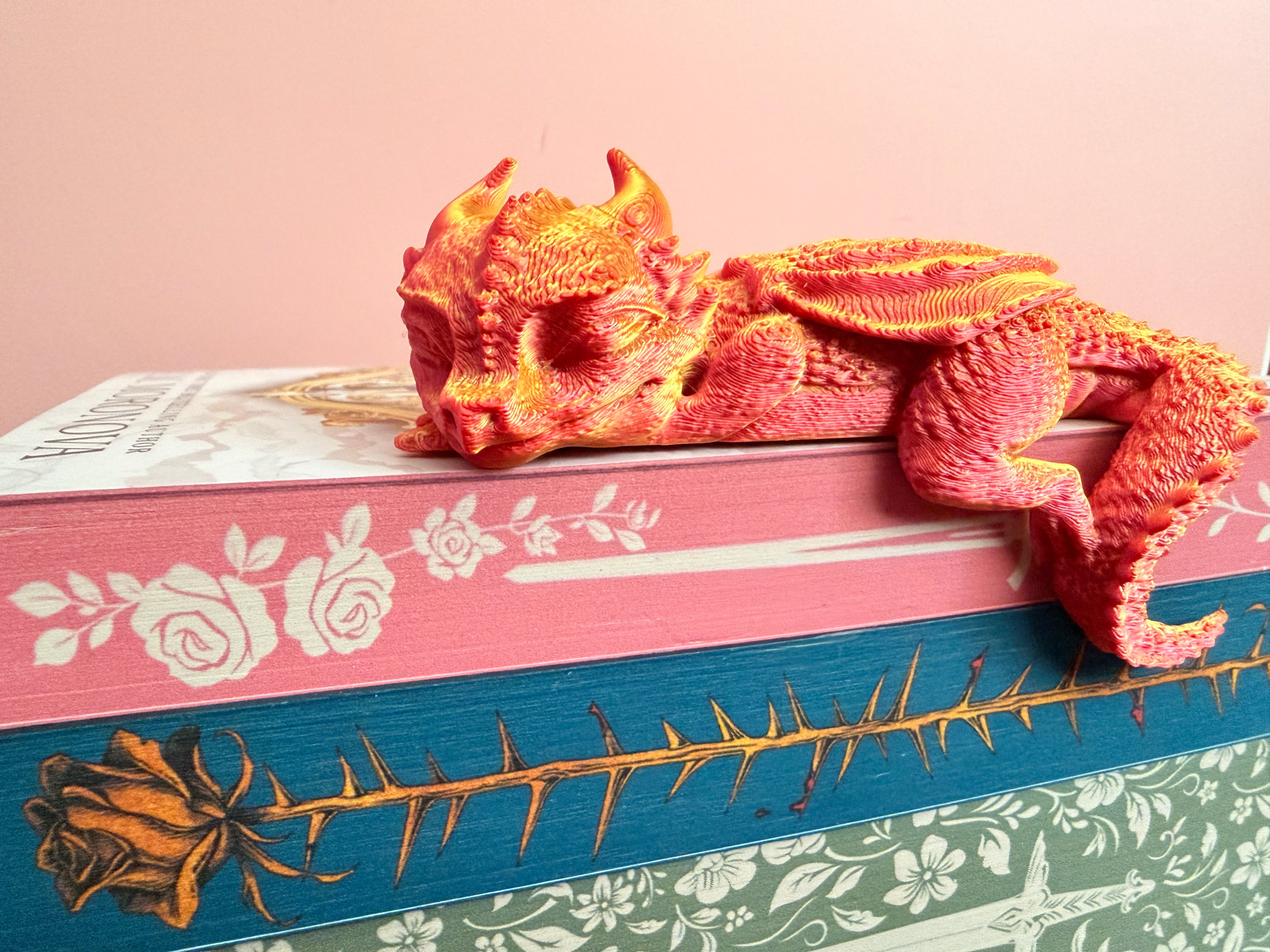 Own your own book dragon- 3D printed book dragon