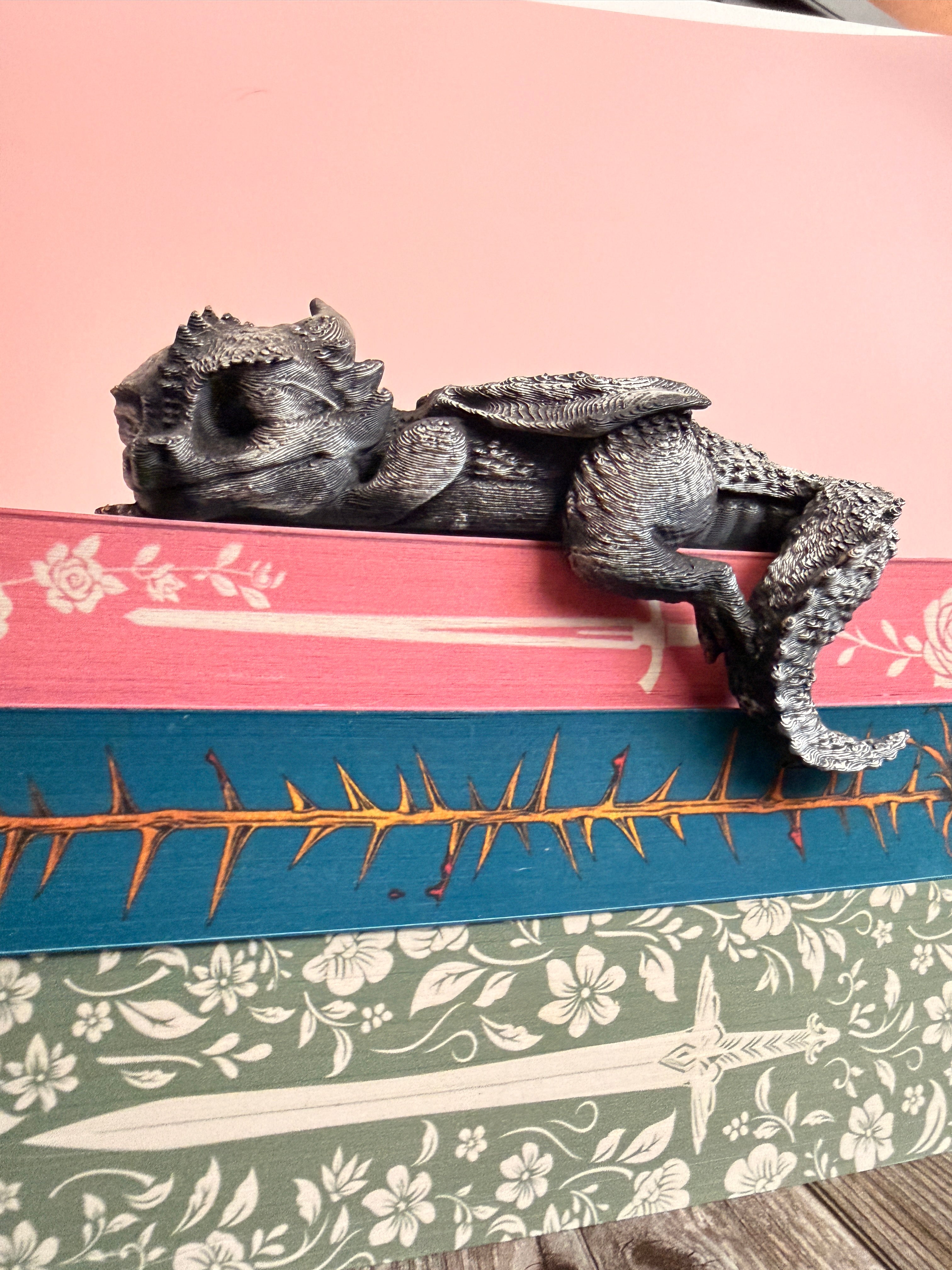 Own your own book dragon- 3D printed book dragon