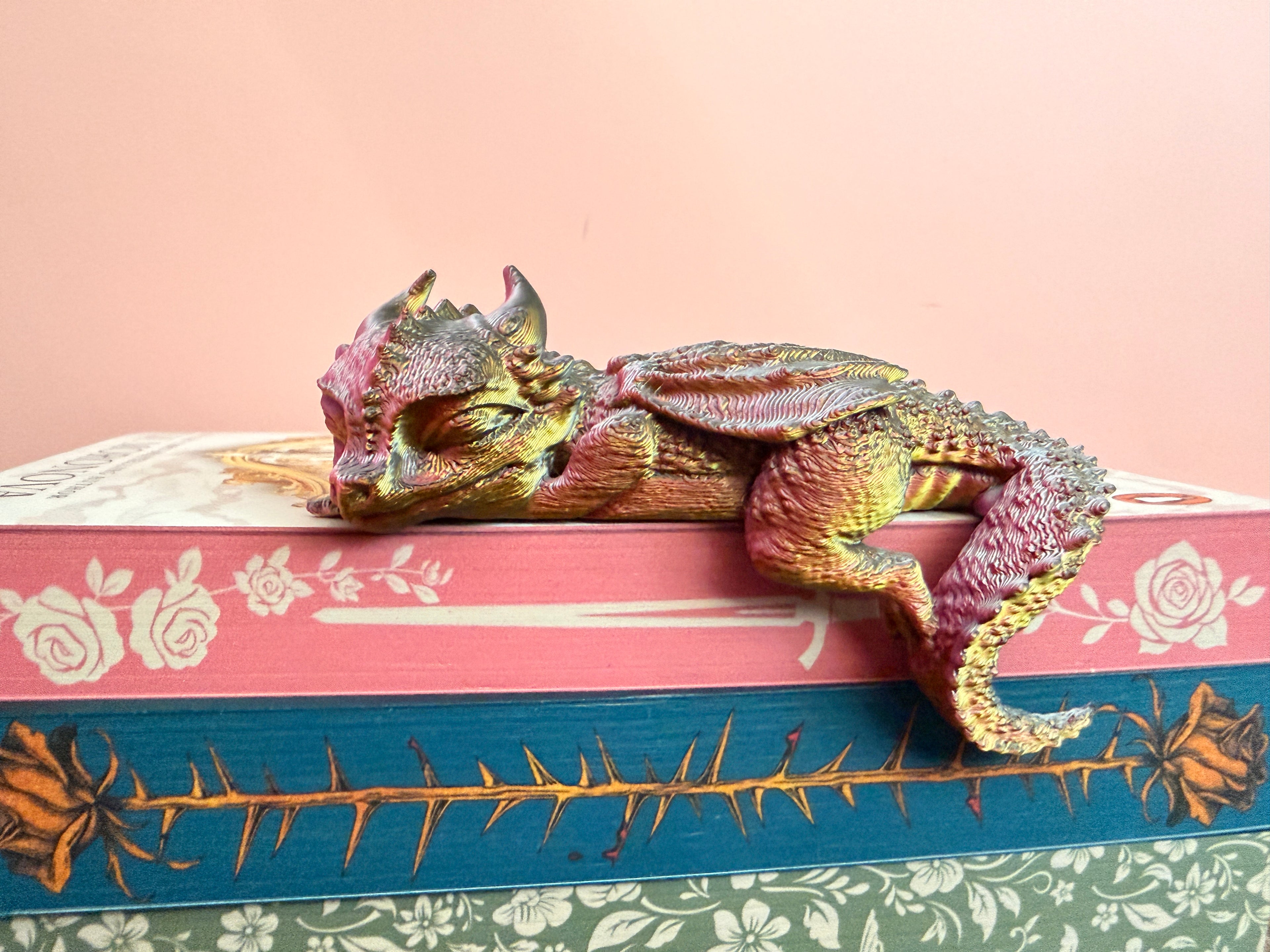 Own your own book dragon- 3D printed book dragon