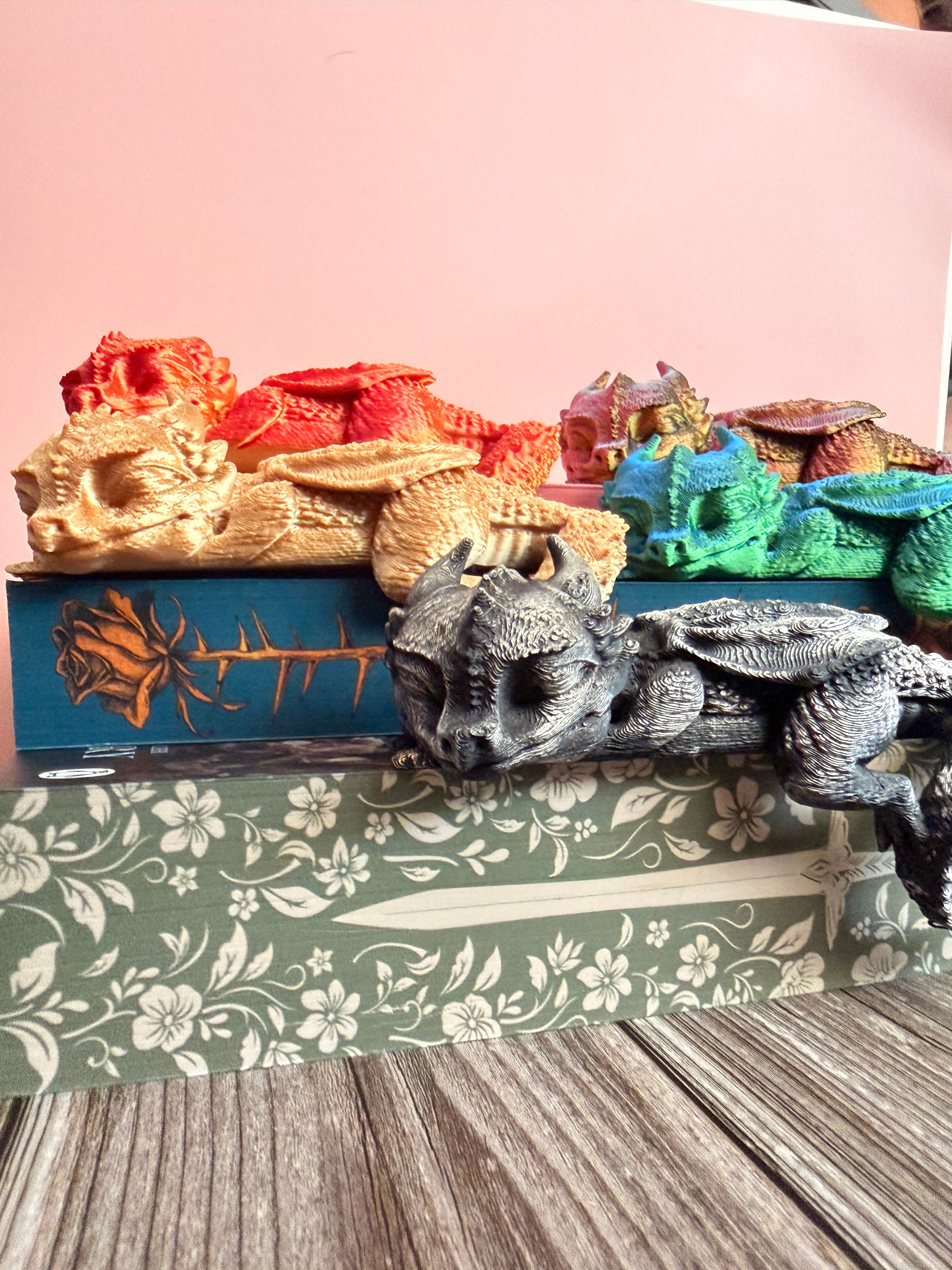 Own your own book dragon- 3D printed book dragon