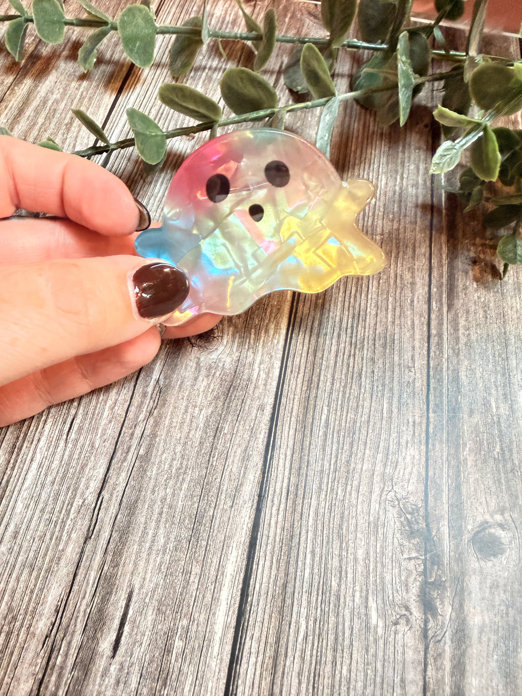 Little ghost hair clip