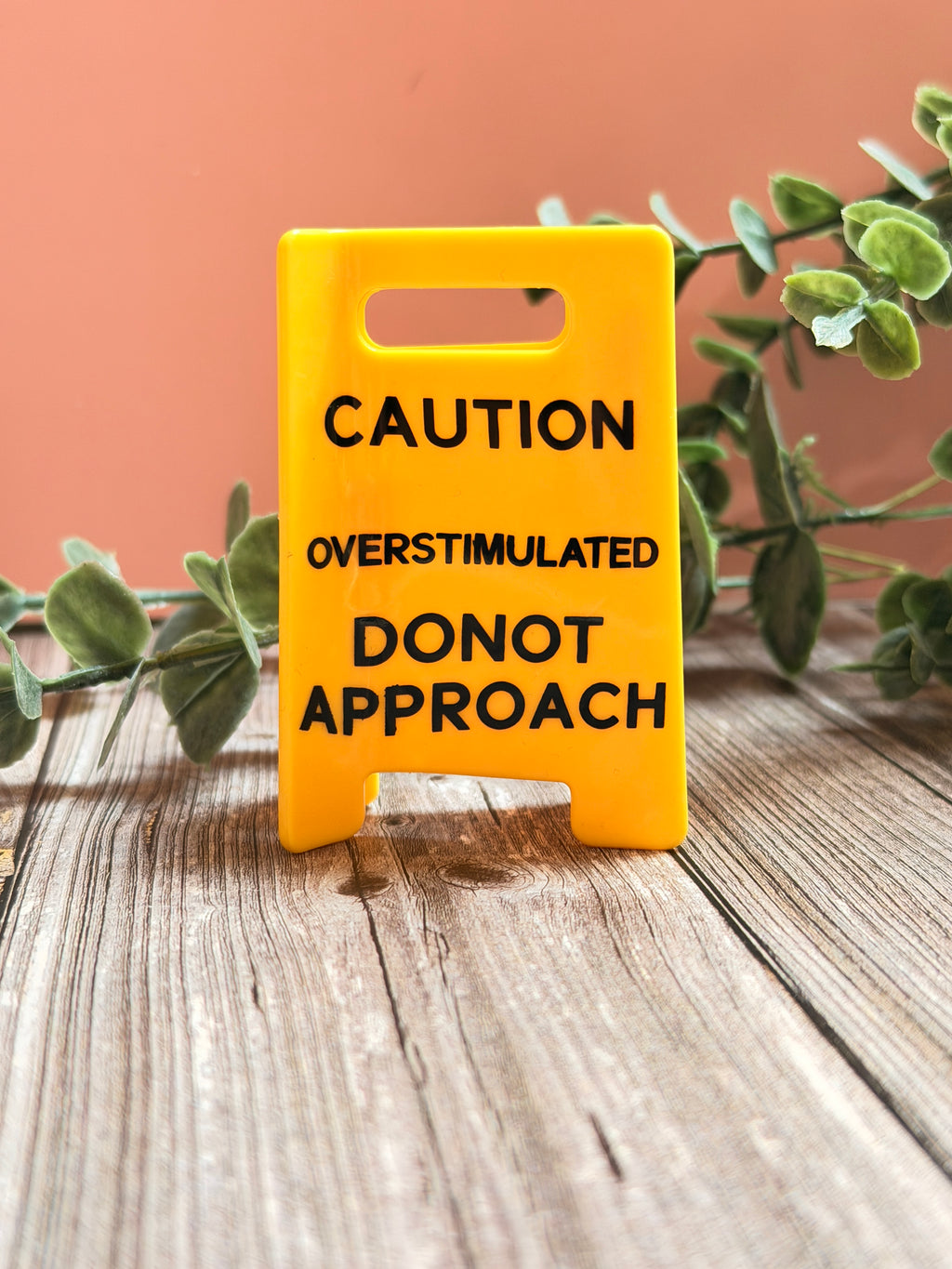 Caution hair clip