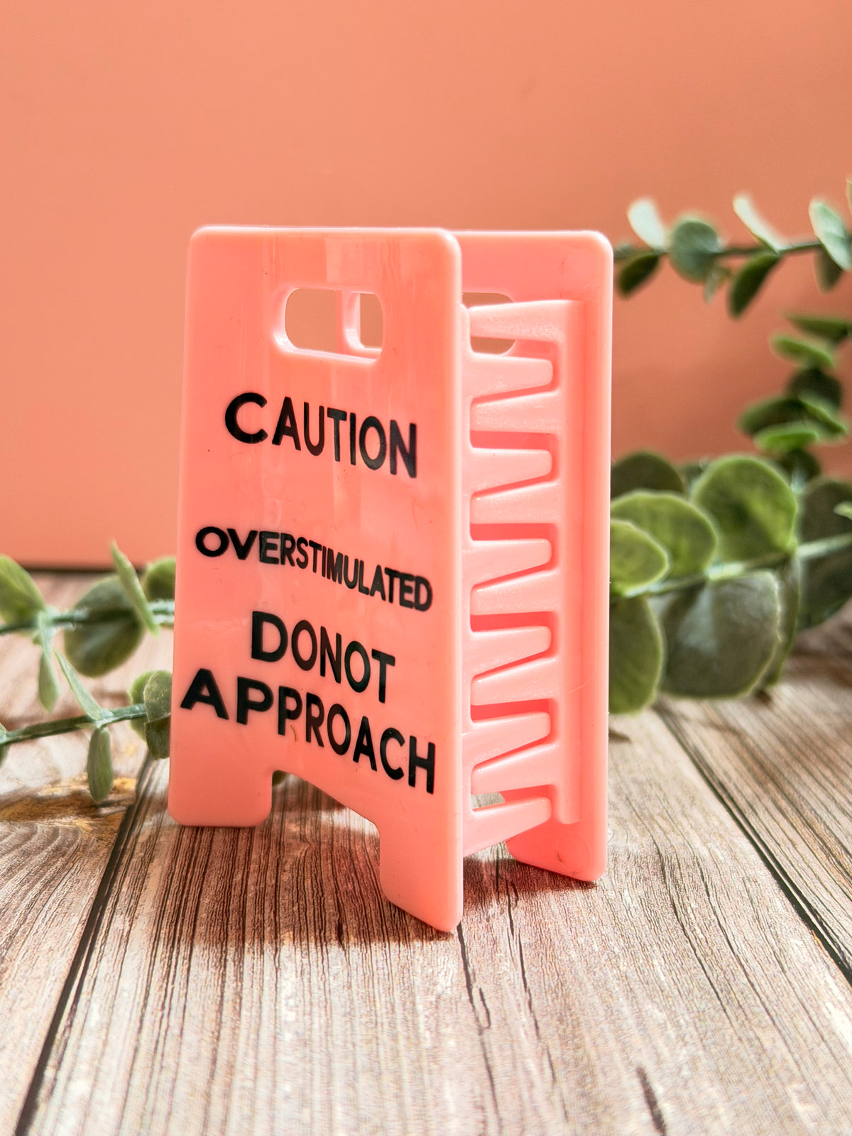 Caution hair clip