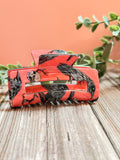 Pink raven/crow hair clip