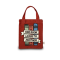 Small Tote Recycled Cotton - One Book Leads To Another