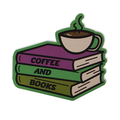 Pocket Notebook Shaped - Pulteney Press (Coffee And Books)