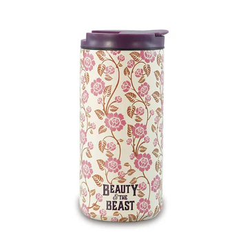 Beauty & the Beast 350ml Stainless Steel Double walled Travel Mug