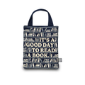 Small Tote Recycled Cotton - Its A Good Day To Read A Book