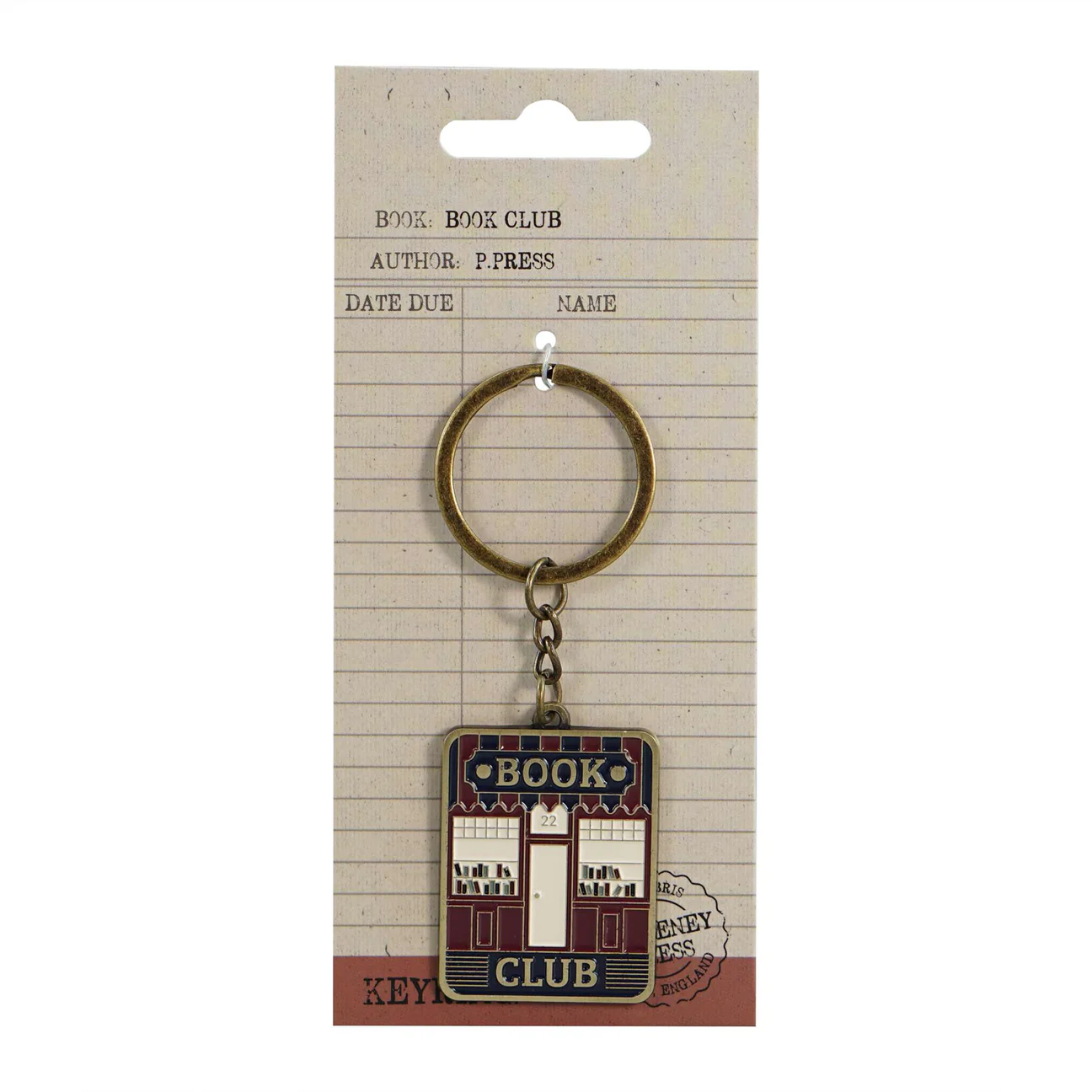 Keyring Metal - Pulteney Press (Book Club)